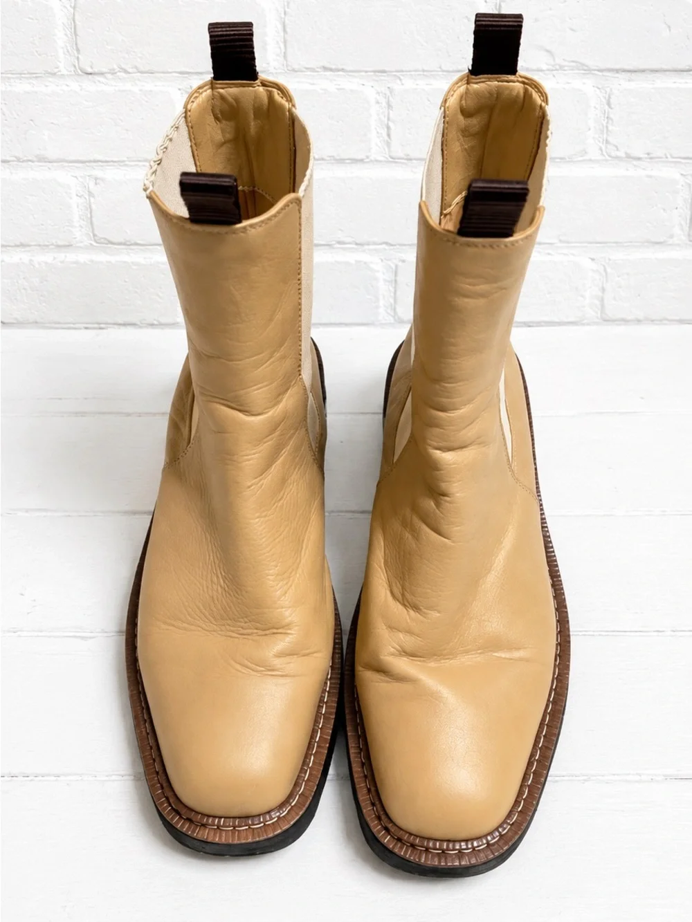 Sam Edelman Laguna Chelsea boot in sesame Size 10